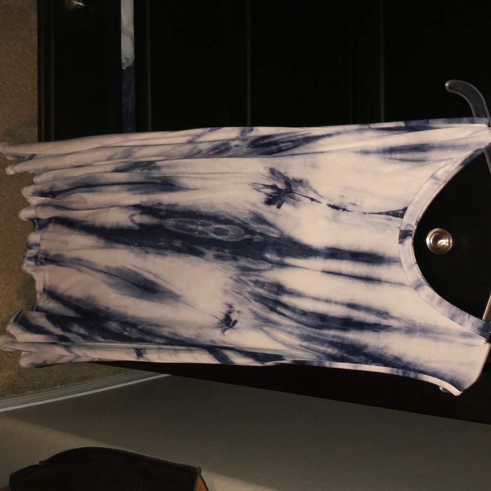 Blur tie dye dress